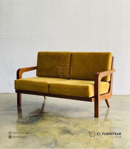 Sofa 2 Seater Retro Jati